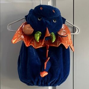 Kids Dragon Costume - Blue and Orange